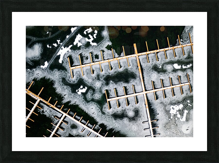 Orillia Docks Picture Frame print