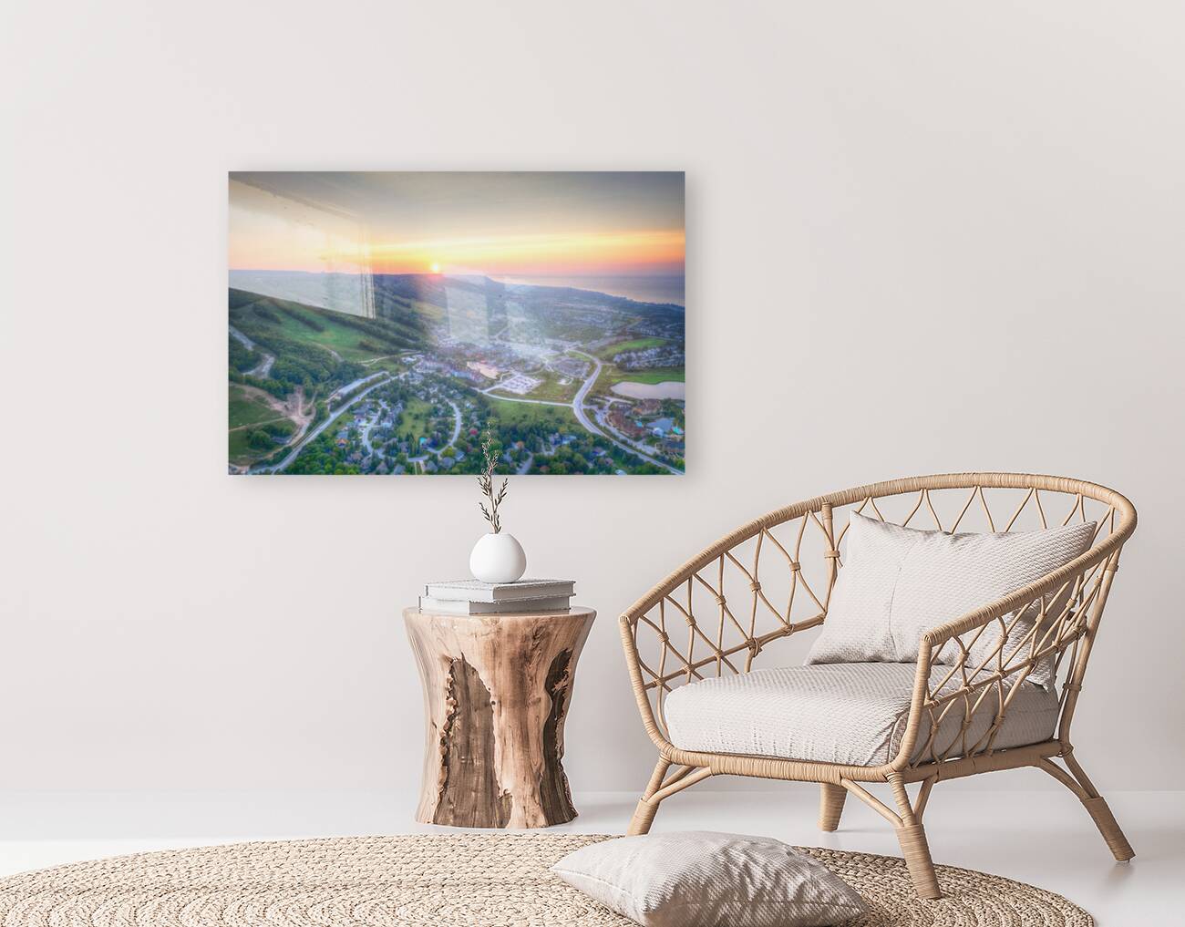 Blue Mountain Sunset  Reproduction