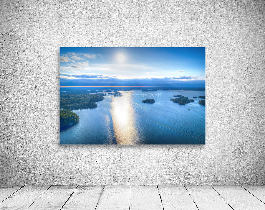 Sunset on Rosseau Wall Preview