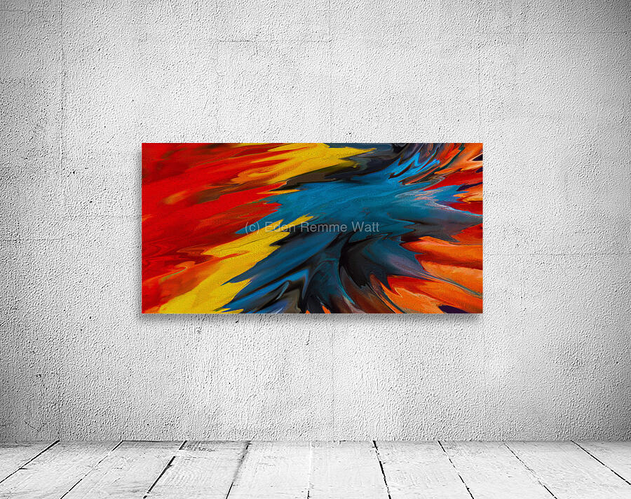 Liquified Feathers  Wall Preview