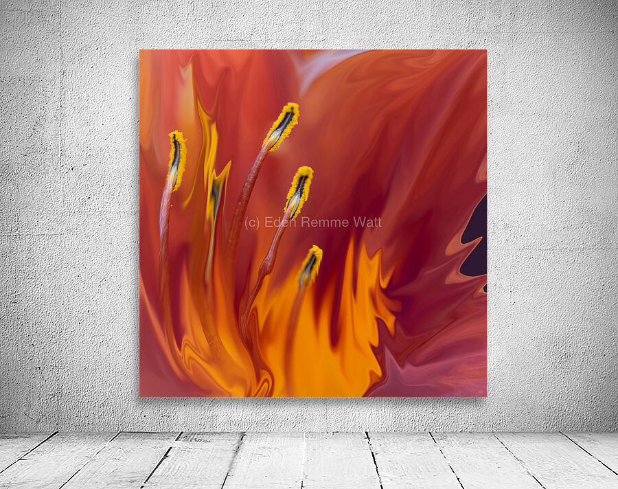 Lily on Fire Wall Preview