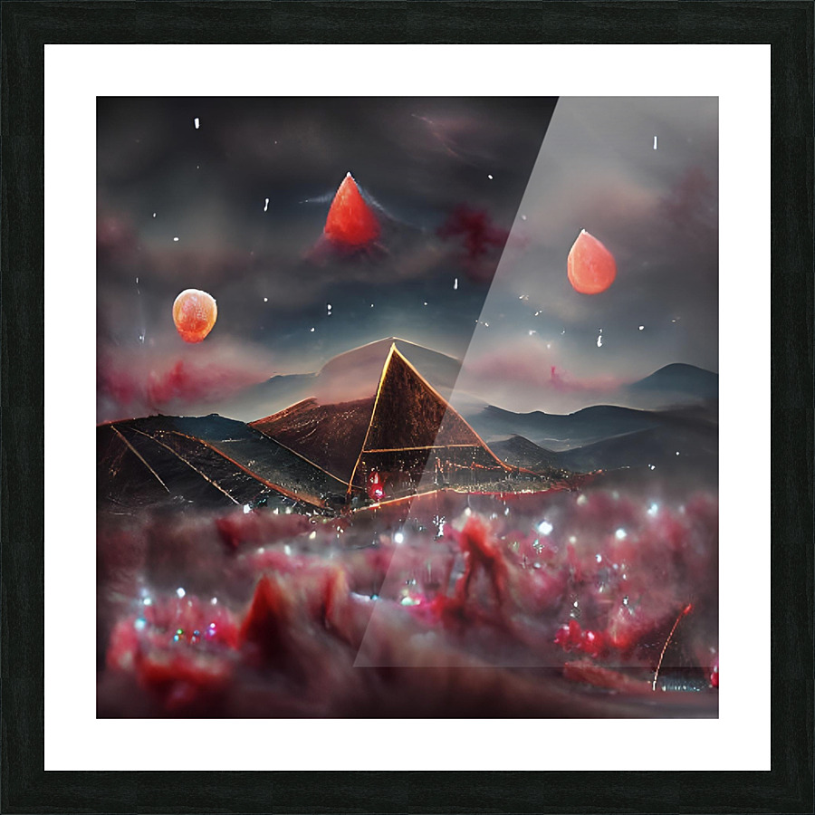 The Arrival Picture Frame print