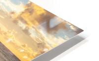 Sunset Surfing HD Metal print