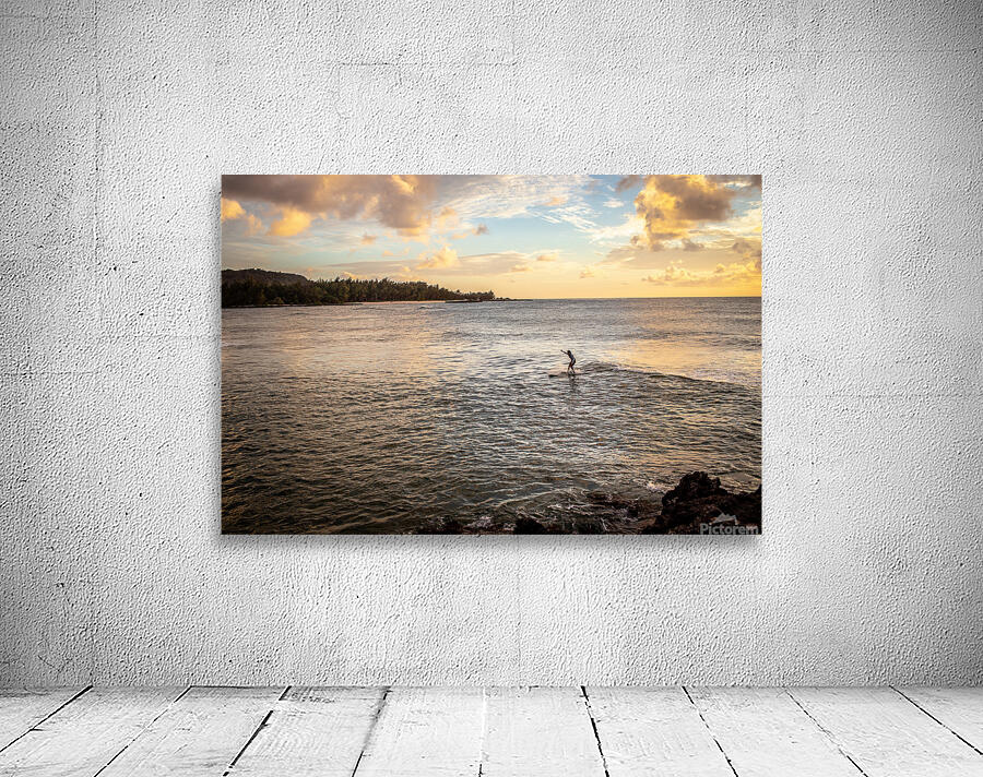 Sunset Surfing Wall Preview
