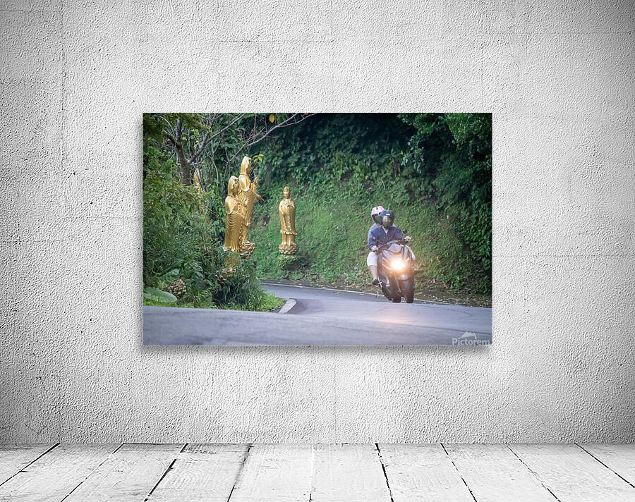 Buddha Behind the Wheel Wall Preview