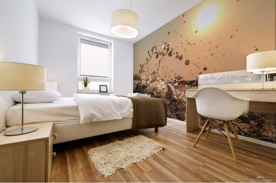 Sunset Splash Mural print