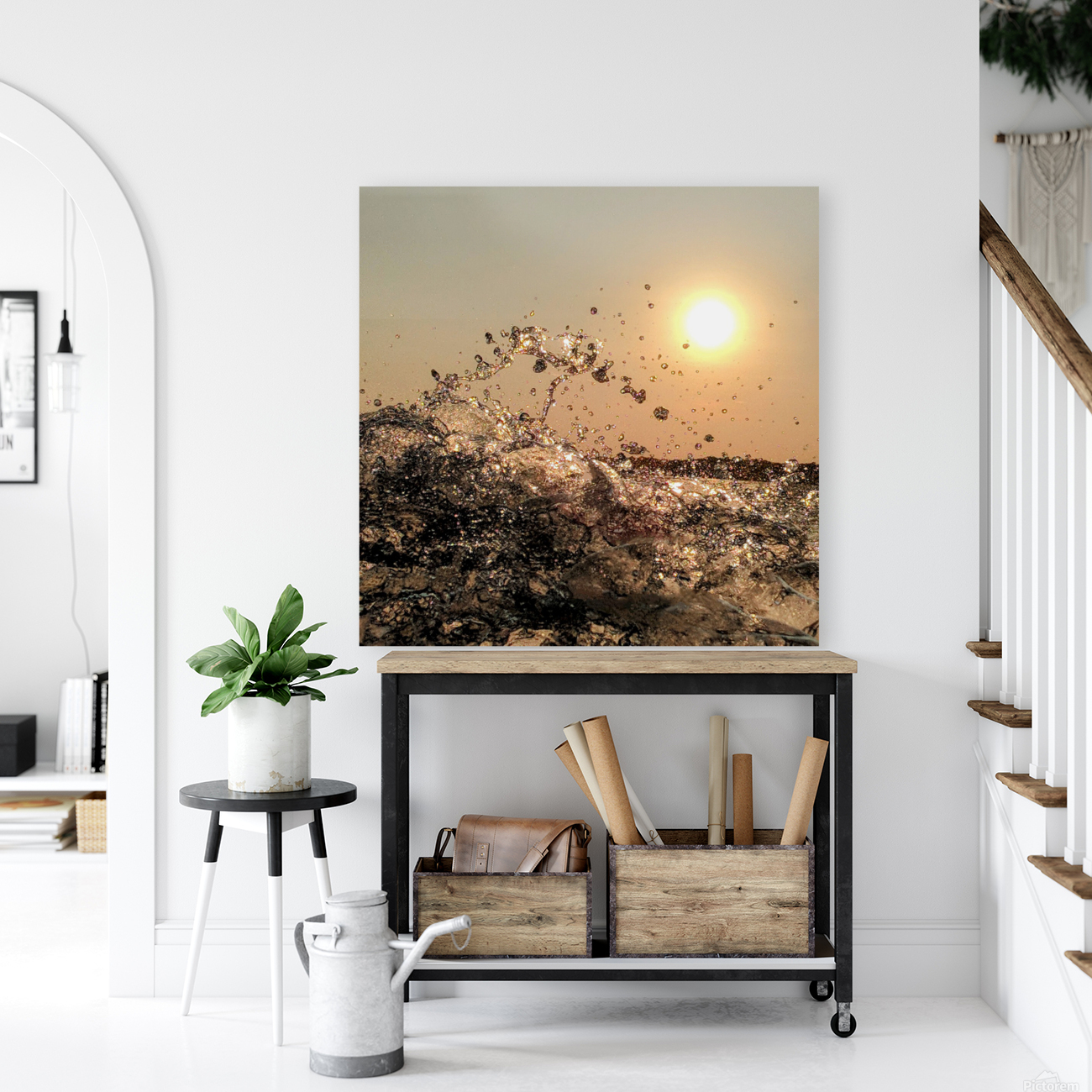 Sunset Splash Reproduction