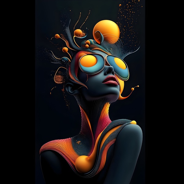 Vivid Vitality The Reflective Icon Digital Download