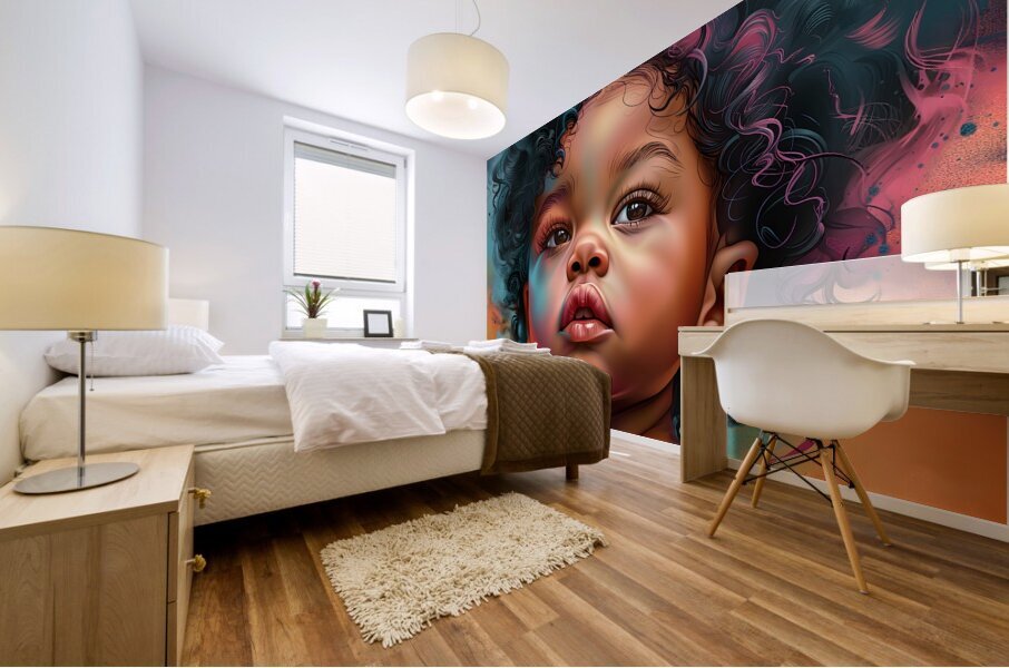 9 65f6abe7ef0b8 blackdigit Mural print