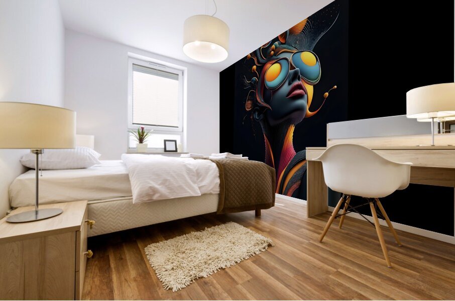 Vivid Vitality The Reflective Icon Mural print