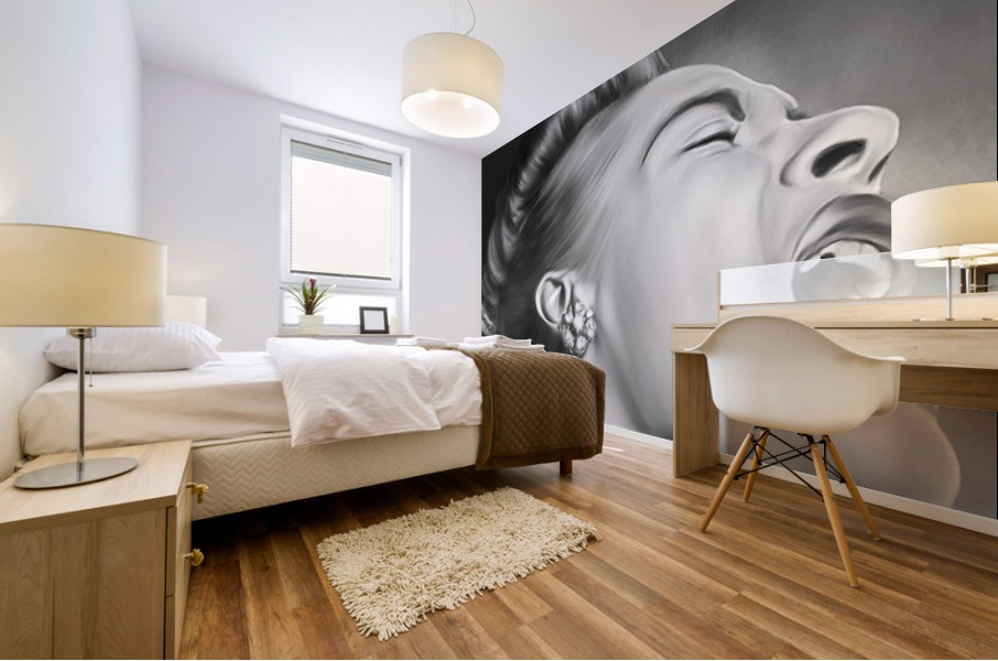 Billie Holiday Mural print