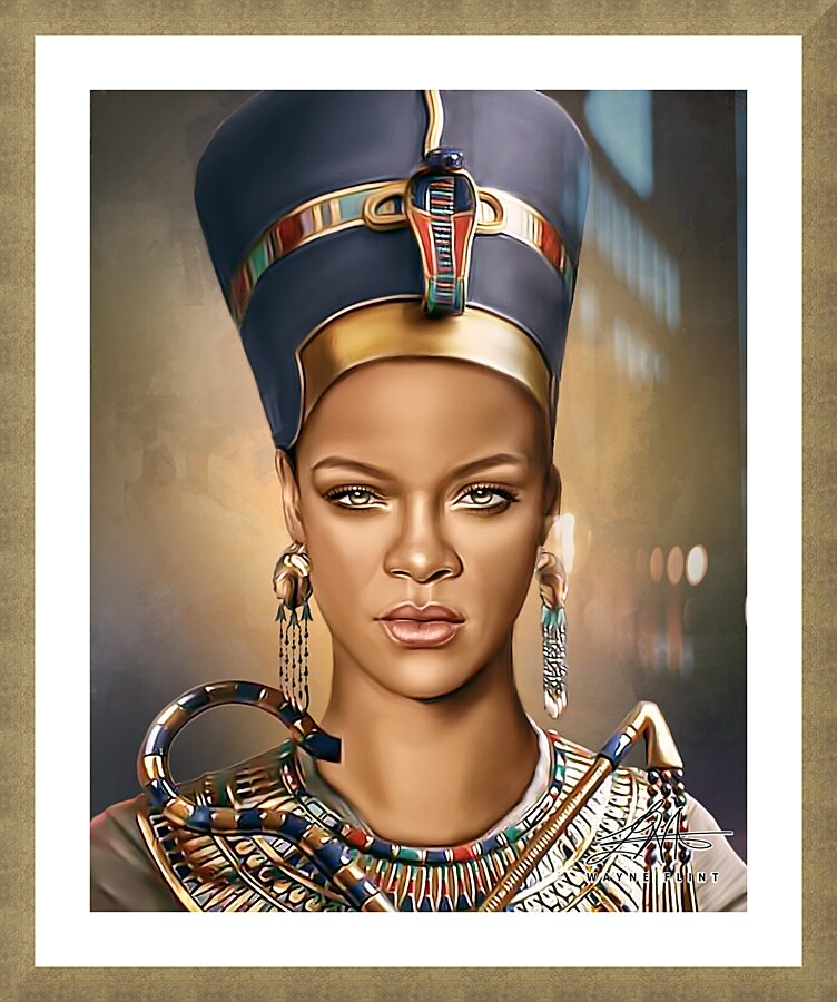 Rihanna Picture Frame print