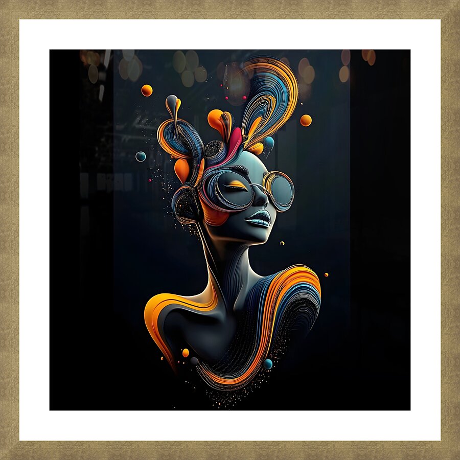 Galactic Spectrum The Dynamic Gaze Picture Frame print