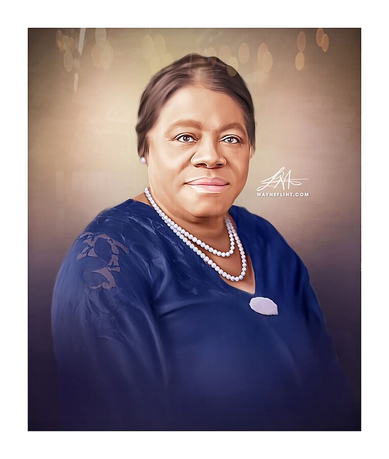 Mary McLeod Bethune Picture Frame print