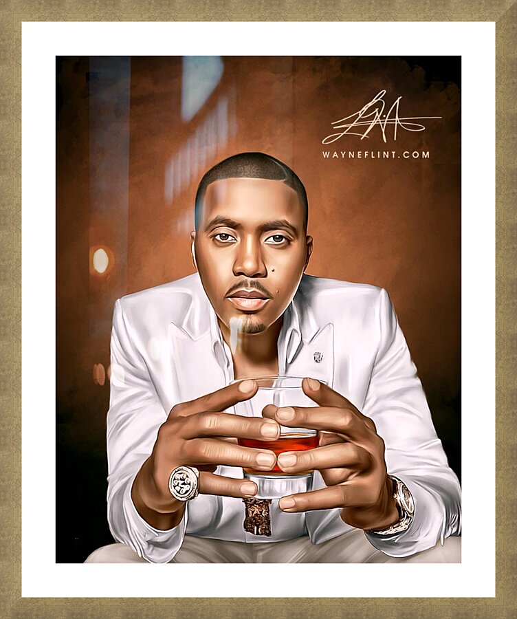 Nasir Jones Picture Frame print