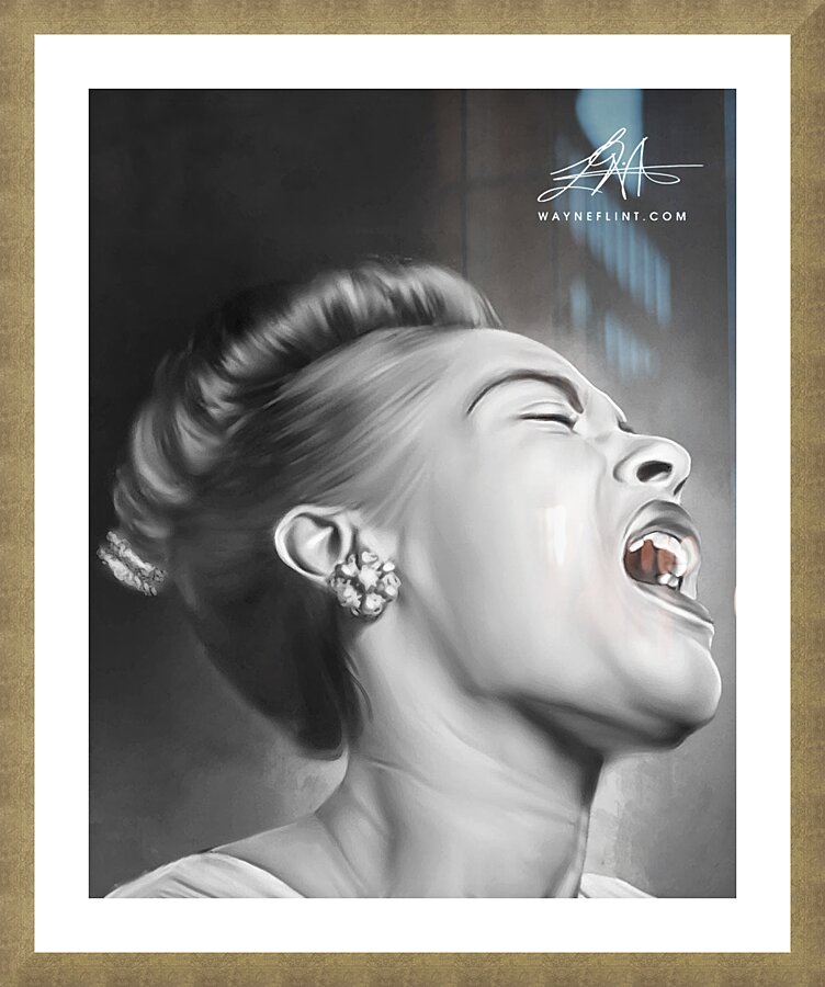 Billie Holiday Picture Frame print