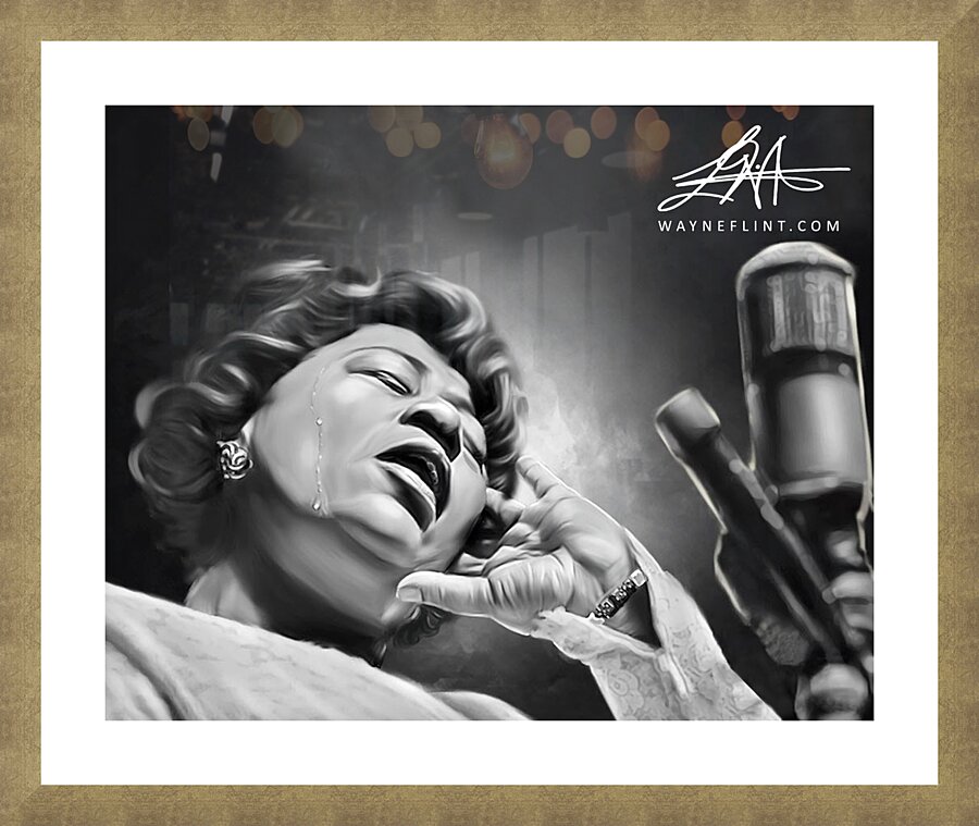 Ella Fitzgerald Picture Frame print