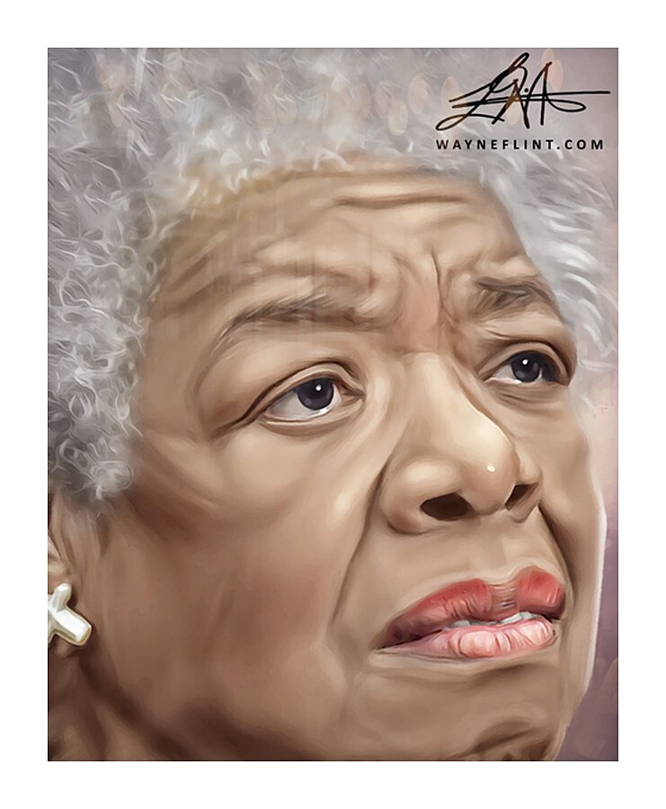 Maya Angelou 1 Picture Frame print