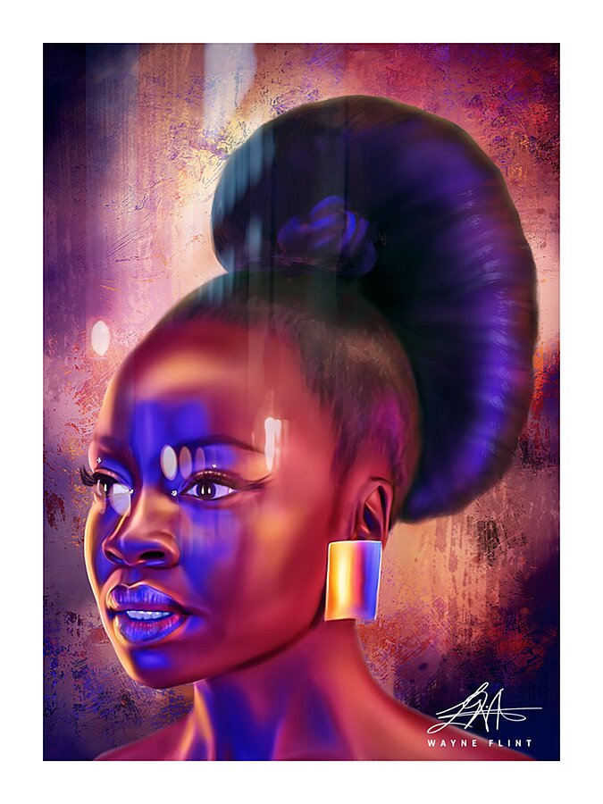 Danai Gurira Picture Frame print