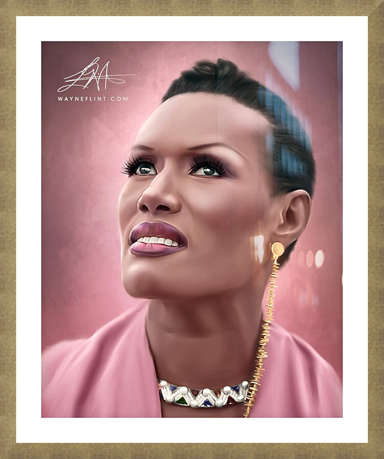Grace Jones Picture Frame print