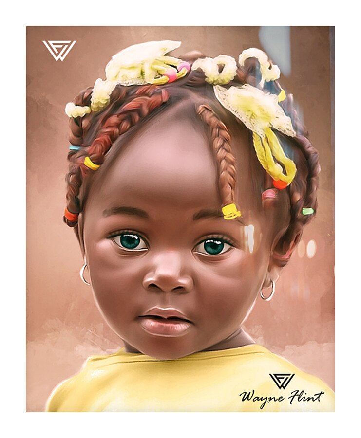 Digital Baby 3 Picture Frame print