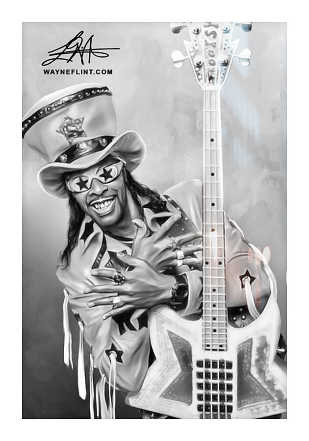 Bootsy Collins Picture Frame print