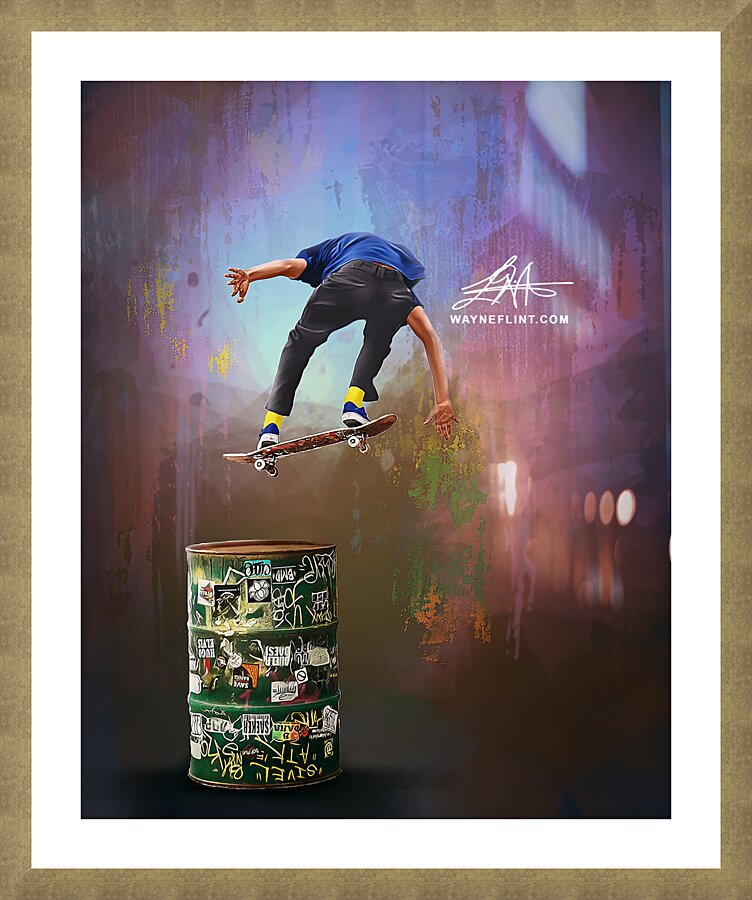 Skate Time Picture Frame print