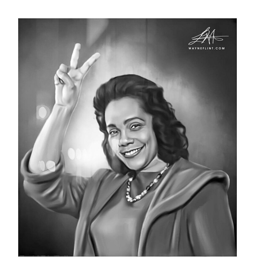 Coretta Scott King Picture Frame print