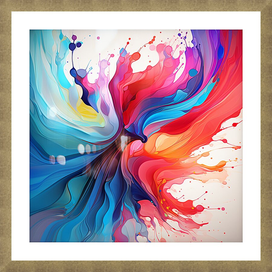 blackdigitalart abstract digital abstract christm Picture Frame print