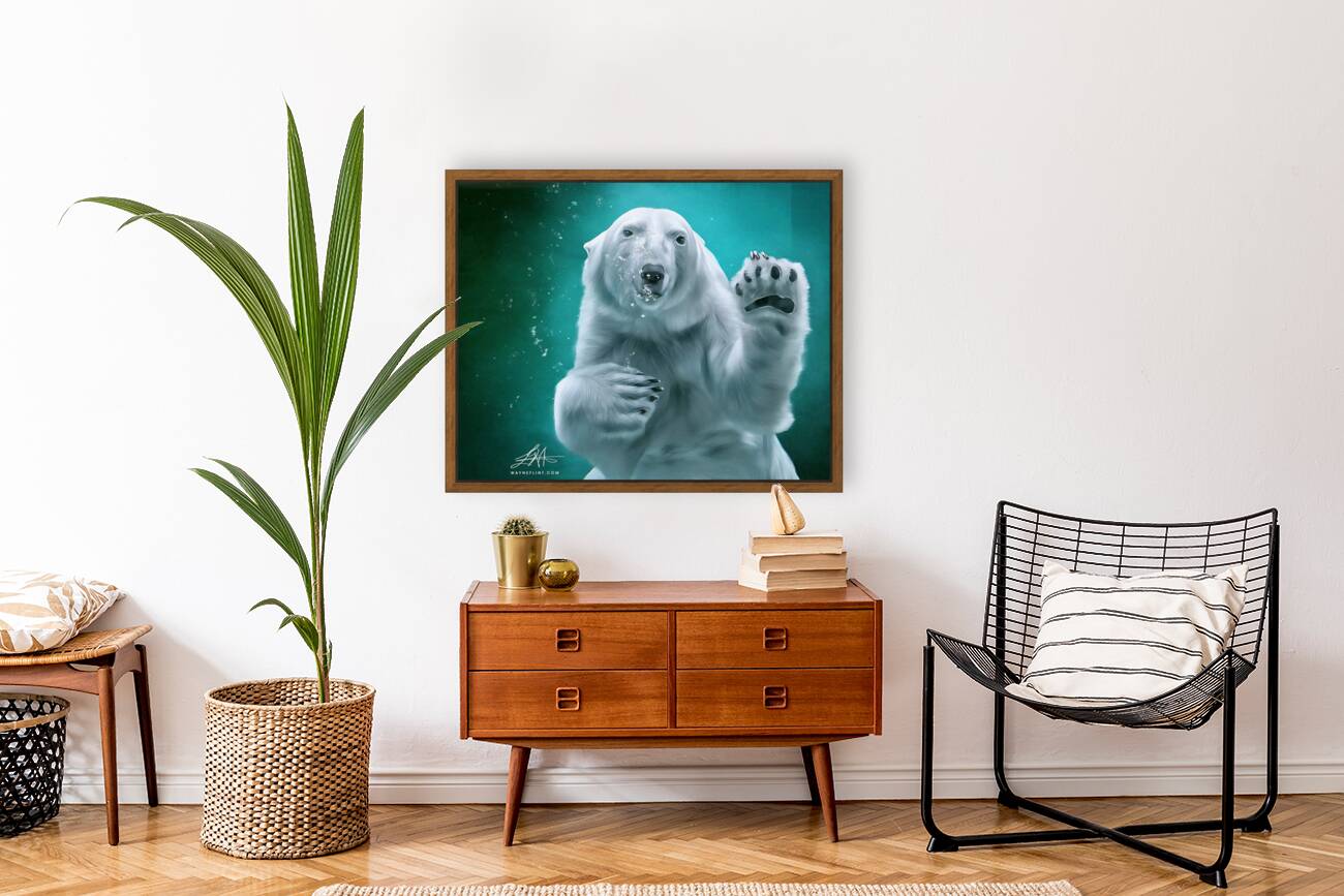 Digital Polar Bear 1 Reproduction