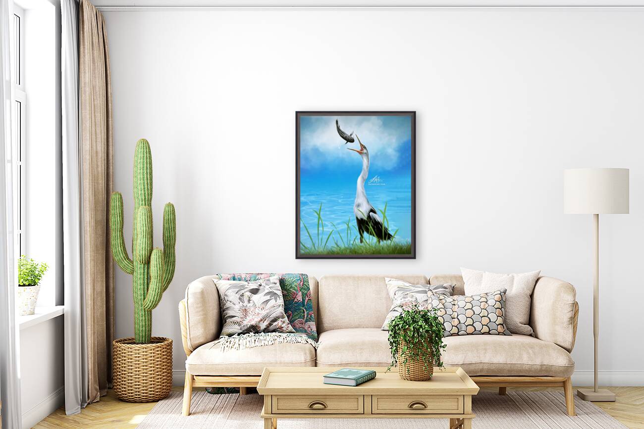 Digital Heron Reproduction