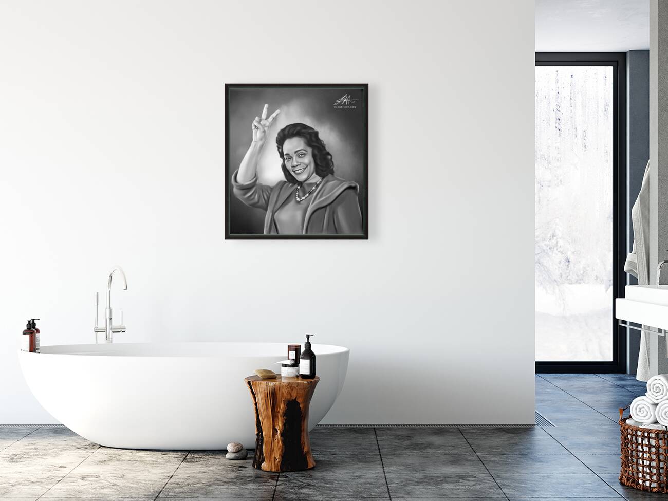 Coretta Scott King Reproduction
