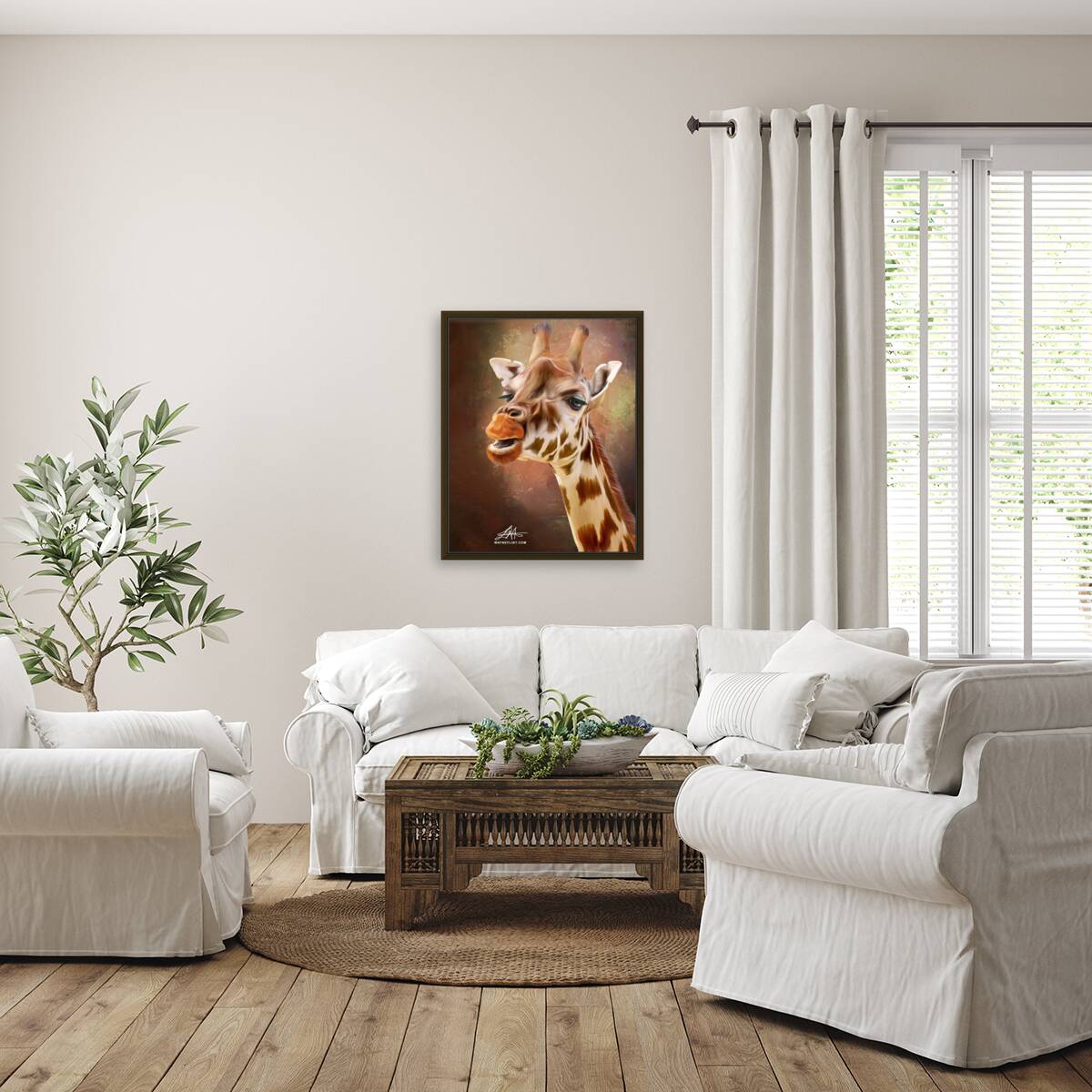 Digital Giraffe Reproduction