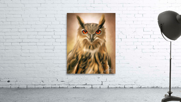 Digital Owl 1 Wall Preview