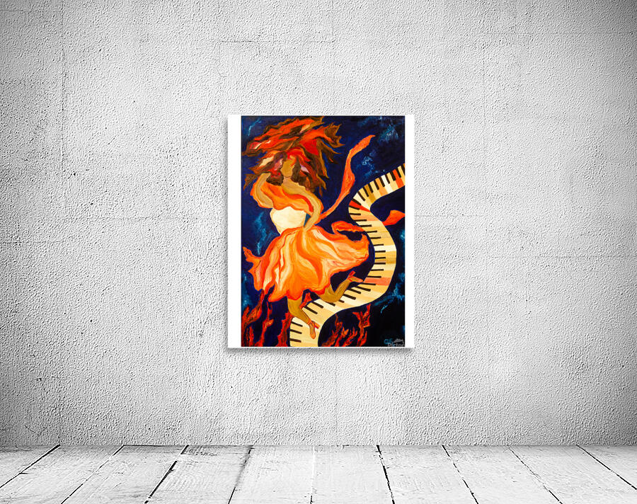 All night Strut Print  Wall Preview