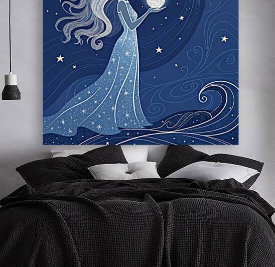 a mystical goddess figure by Nader Massry
