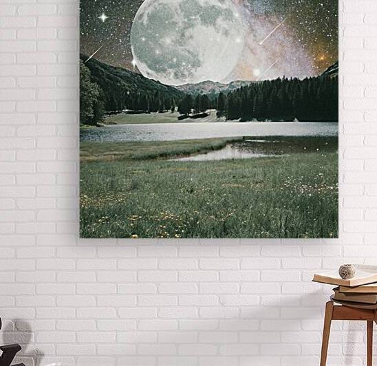 a surreal and harmonious celestial and ground land 6 by Nader Massry