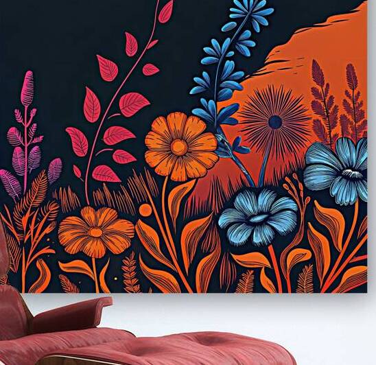 Whispering Wildflowers – Paper Art-Inspired Floral by Nader Massry