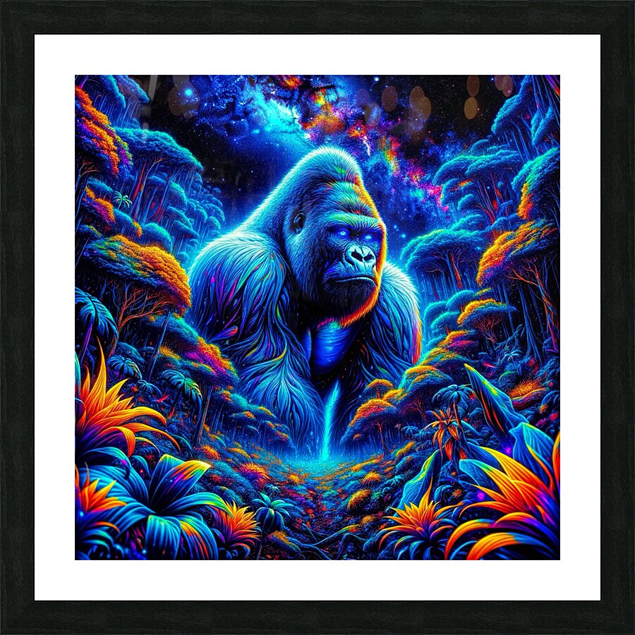 Jungle In Space Picture Frame print