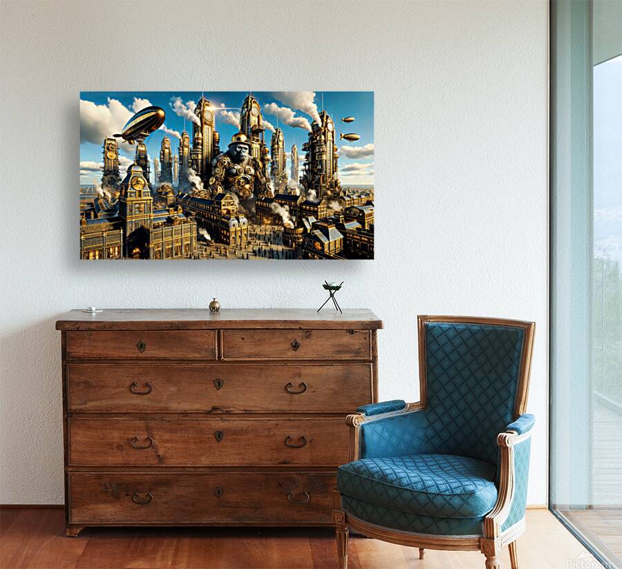 Steampunk Cityscape Reproduction
