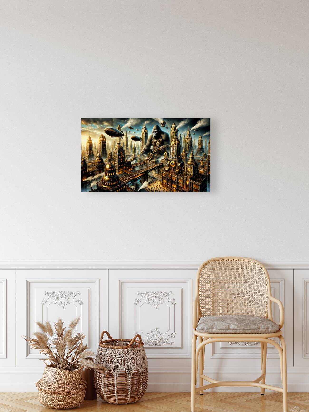 Steampunk Cityscape Reproduction