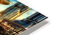 Steampunk Cityscape  HD Metal print