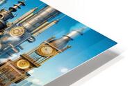 Steampunk Cityscape HD Metal print