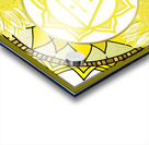 Solar Plexus Chakra Mandala Acrylic print