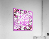 Heart Chakra Mandala Acrylic Print