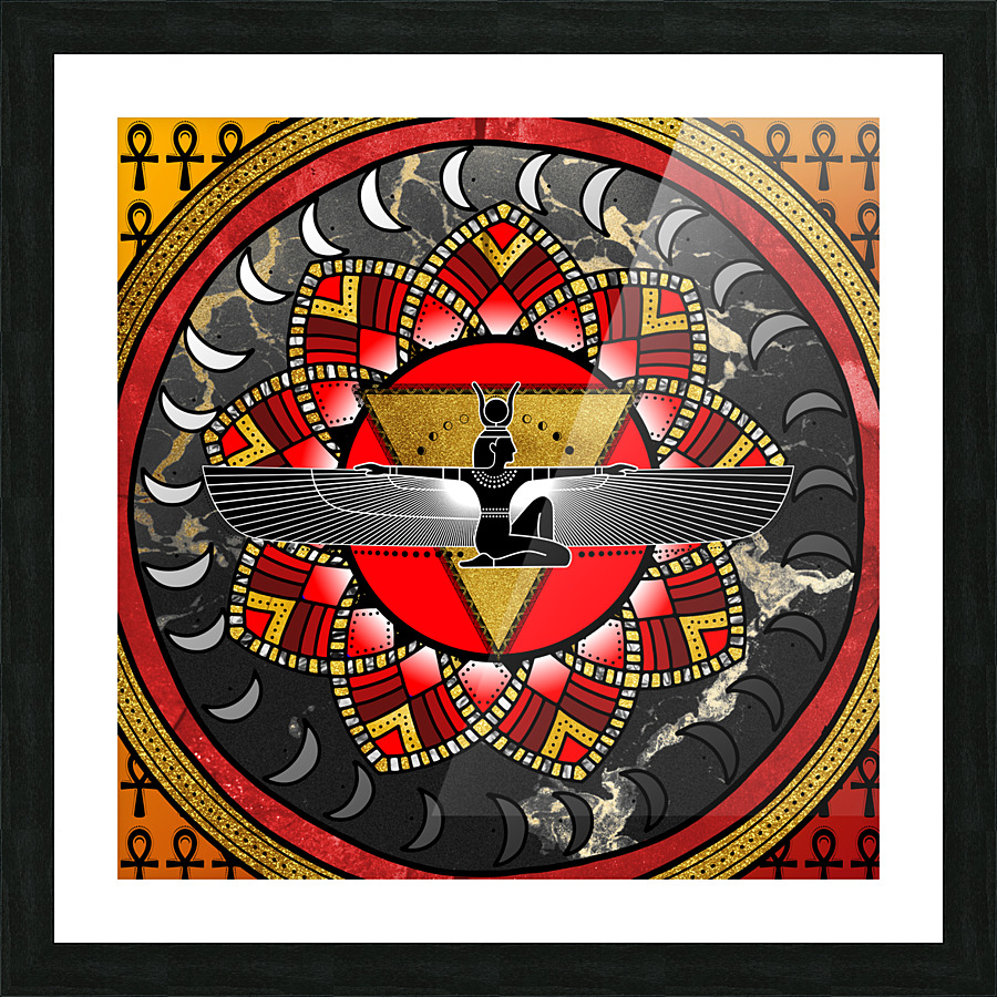 Auset Mandala Picture Frame print