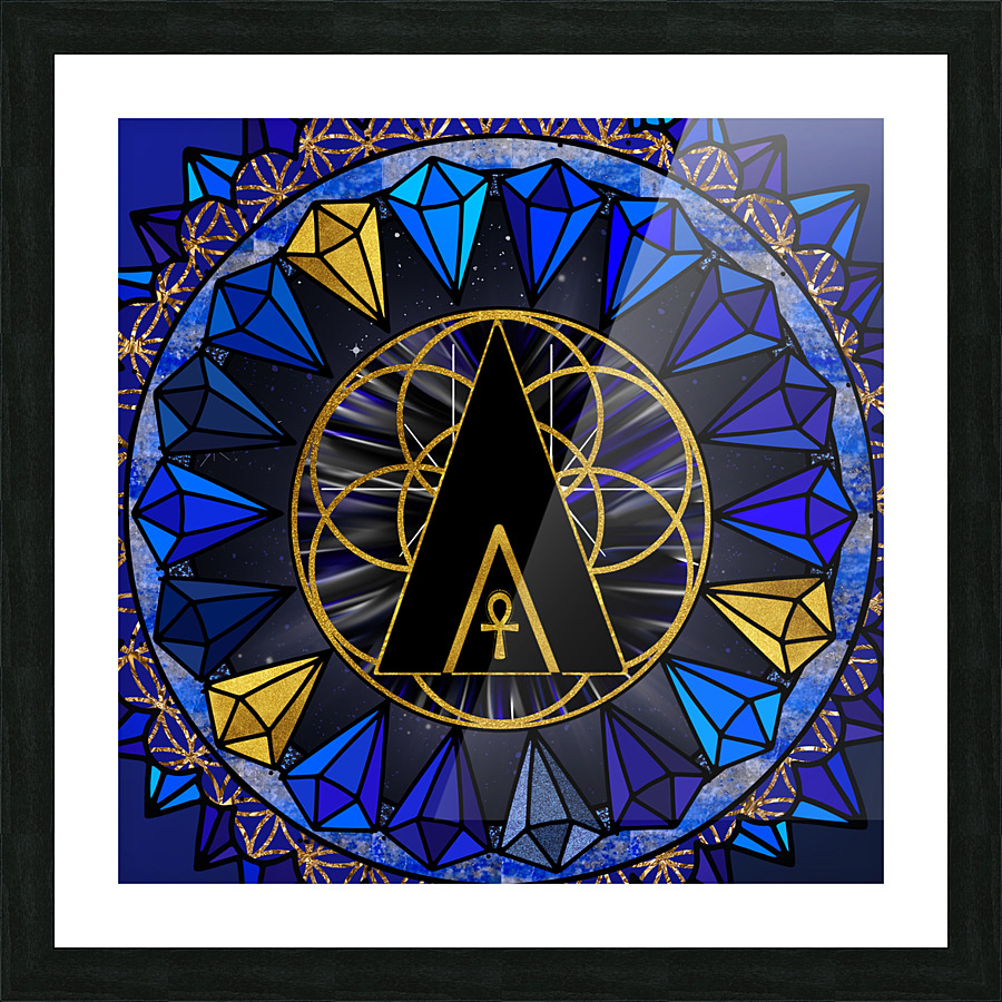 Sirius Mandala Picture Frame print