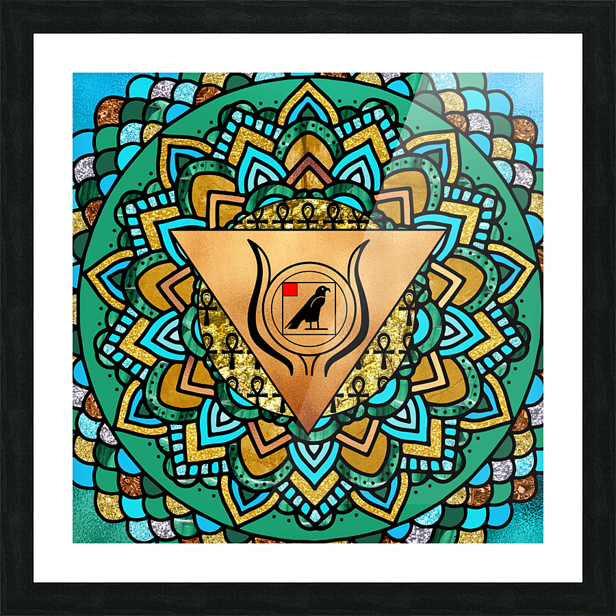 Hathor Mandala Picture Frame print