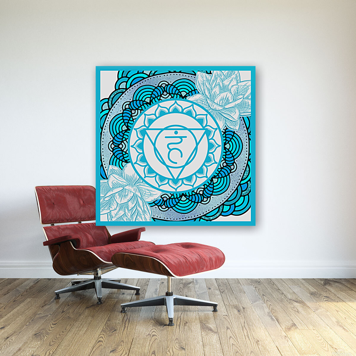 Throat Chakra Mandala Reproduction