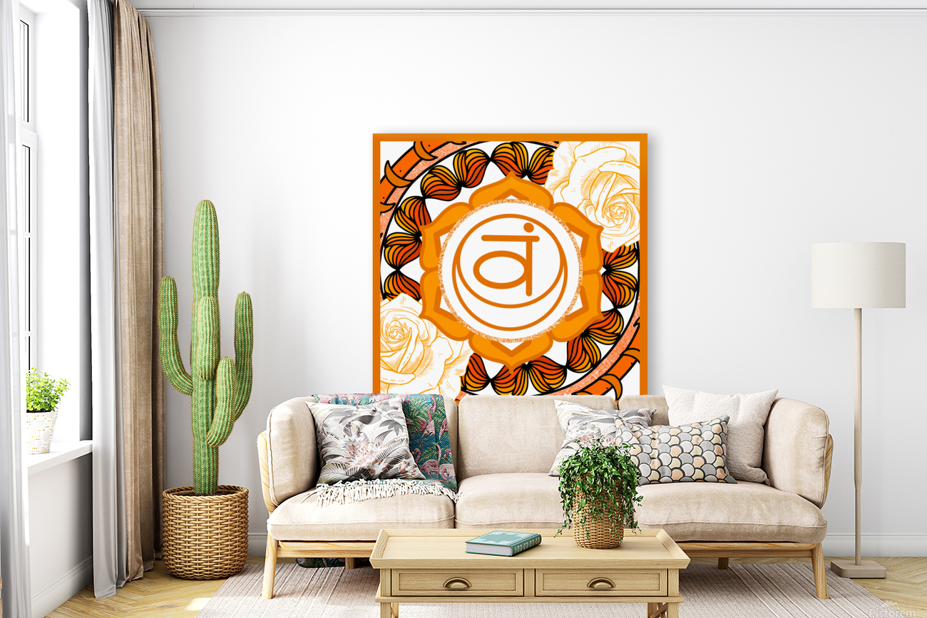 Sacral Chakra Mandala Reproduction